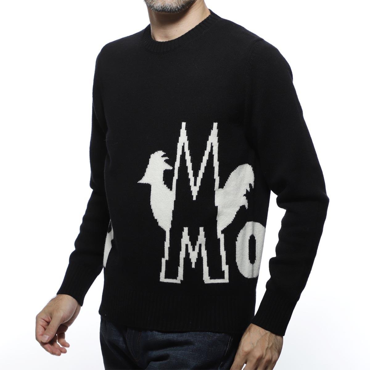 モンクレール MONCLER クルーネックセーター ブラック メンズ ニット 9041300 a9040 999
