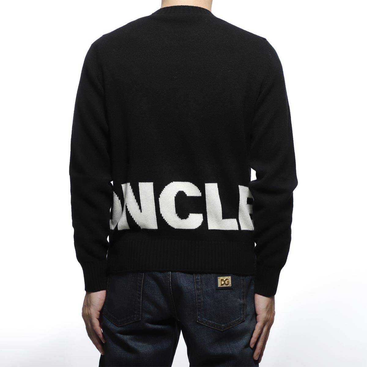モンクレール MONCLER クルーネックセーター ブラック メンズ ニット 9041300 a9040 999