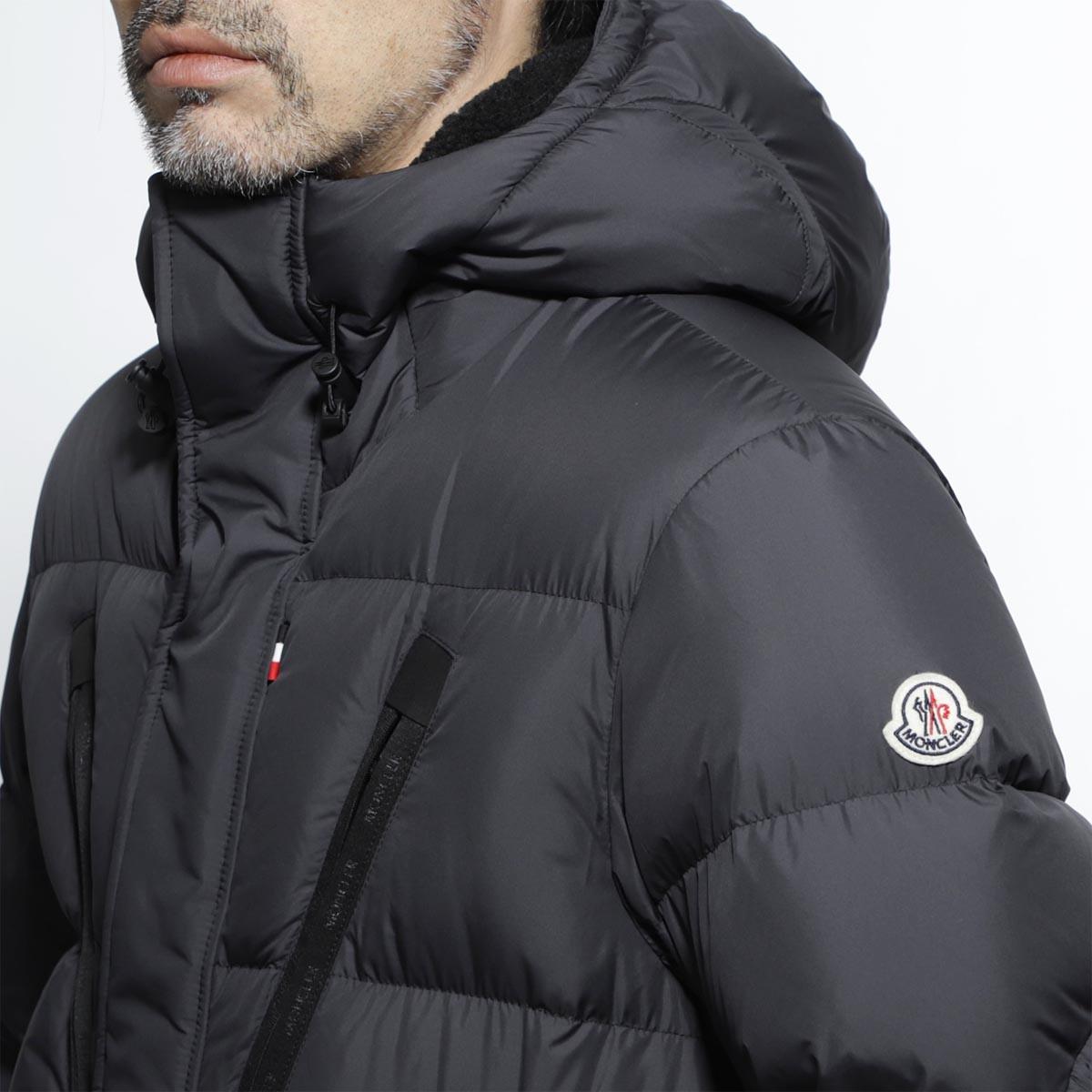 モンクレール MONCLER フーデッド ダウンジャケット ブラック メンズ ダウン アウター グースダウン 大きいサイズあり obert 4187205 549sk 999 OBERT