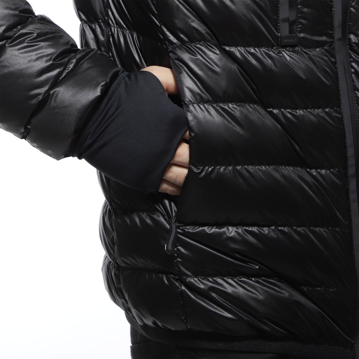 モンクレール MONCLER フーデッド ダウンジャケット ブラック メンズ ダウン アウター グースダウン  kavik 4189305 53071 999 GRENOBLE KAVIK グルノーブル