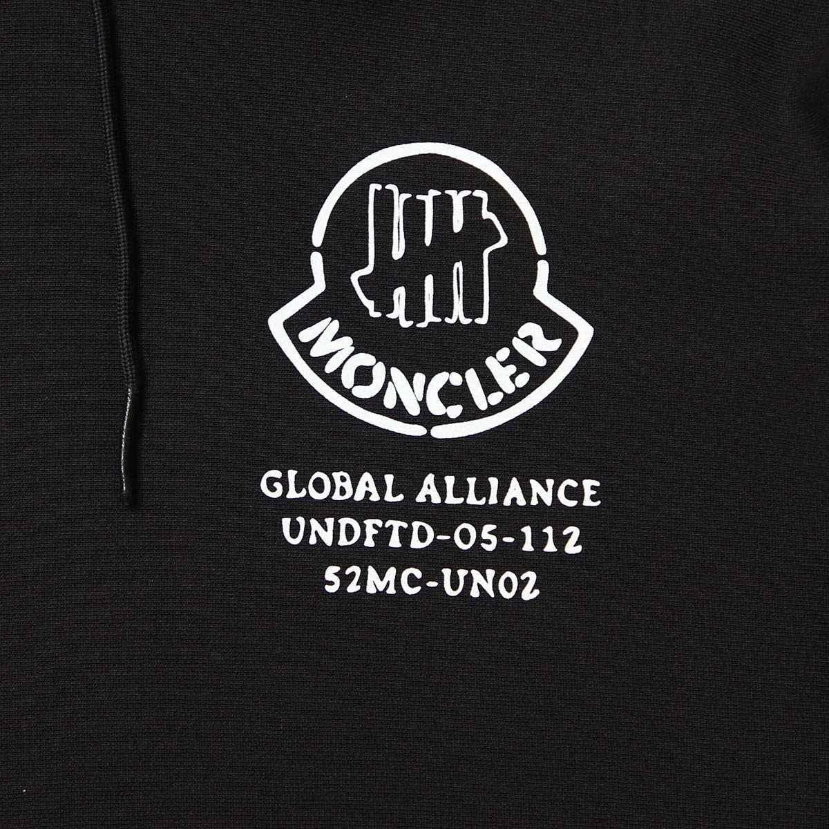 洋服モンクレール MONCLER パーカ フーディ ブラック メンズ 8g71910 v8187 999 MONCLER GENIUS 2 MONCLER 1952 MAGLIA GIROCOLLO
