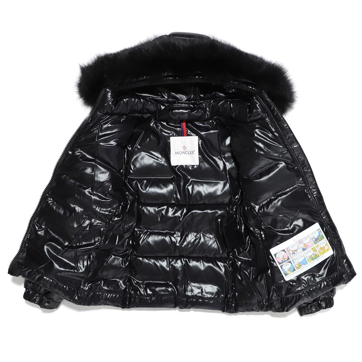 モンクレール MONCLER ダウンジャケット ブラック レディース アウター 親子 ペア プレゼント ギフト badyfur 4633625 c0061 999 BADYFUR バディーファー