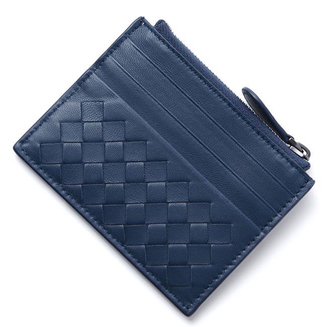 ボッテガヴェネタ BOTTEGA VENETA カードケース NAPPA パシフィック ブルー系 367004 v001n 4111s メンズ＆レディース