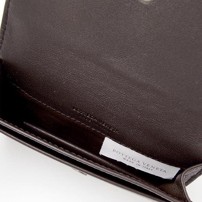 ボッテガヴェネタ BOTTEGA VENETA カードケース NAPPA エスプレッソ ブラウン系 133945 v001u 2006 メンズ＆レディース