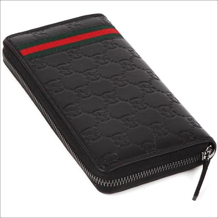 グッチ GUCCI 長財布 ラウンドファスナー レディース グッチッシマレザー ジップアラウンドウォレット ブラック 308009 A0VBR 1060