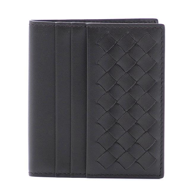 ボッテガヴェネタ BOTTEGA VENETA カードケース WASHED VINTAGE ブラック×ダークグレー ブラック系 120701 vbd51 8885 メンズ
