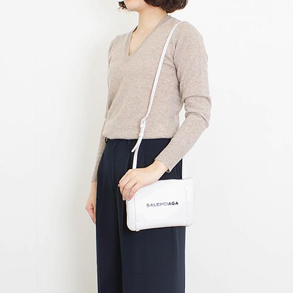 バレンシアガ BALENCIAGA バッグ レディース ショルダーバッグ ホワイト EVERYDAY POUCH STRAP [エブリデイ] 500979 D6W2N 9060