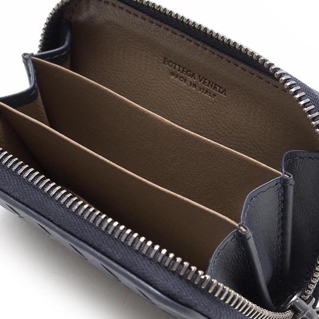 ボッテガヴェネタ BOTTEGA VENETA コインケース【小銭入れ】 イントレチャート 【INTRECCIATO】 ライトトルマリンブルー 114075 V4651 4013 メンズ