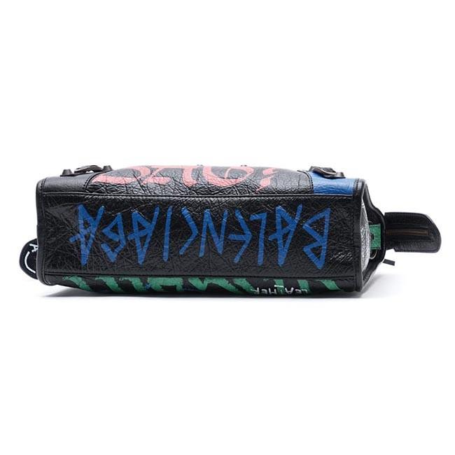 バレンシアガ BALENCIAGA ハンドバッグ 2WAY ブラック レディース ギフト プレゼント レザー 本革 ブラック クロ 黒 GRAFFITI CLASSIC CITY グラフティ クラシック シティ 431621 