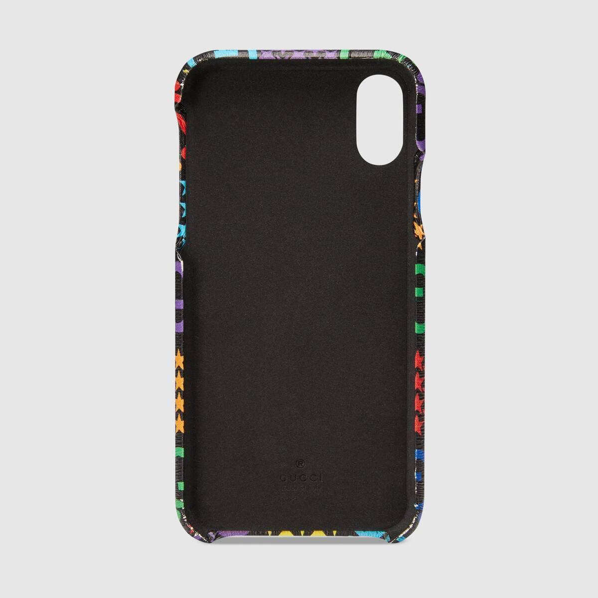 グッチiphoneケース GUCCI GGサイケデリックソフトスプリーム iPhone X、XR、XS、XS max ケース 603758 H23B0 1093