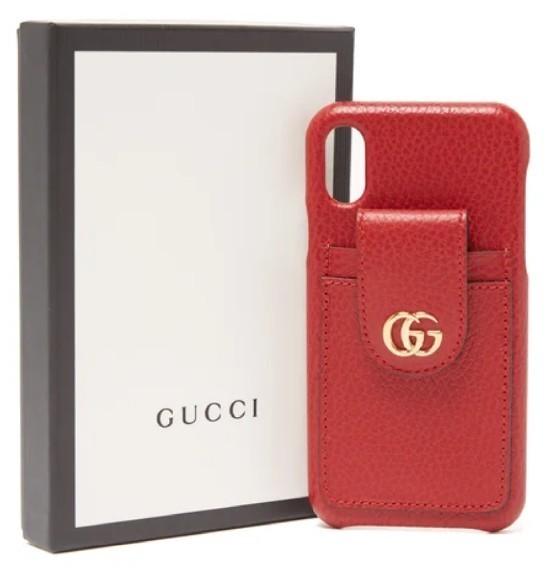 GUCCI グッチ グレインレザー iPhone X、XR、XS、XS max ケース 603758 H23B0 9966