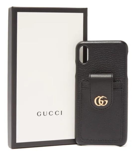 GUCCIiphoneケース グッチ グレインレザーiPhone X、XR、XS、XS max ケース 603758 H23B0 5577