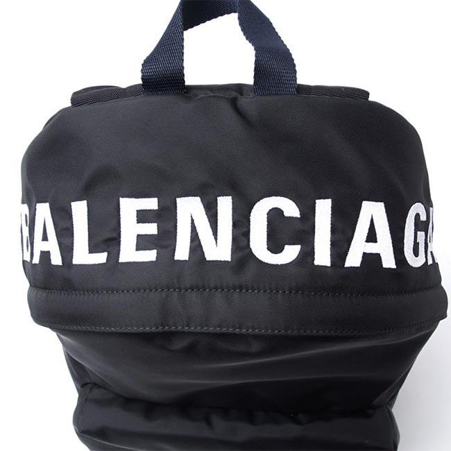 バレンシアガ BALENCIAGA バックパック ブラック レディース ギフト プレゼント ナイロン  WHEEL ホイール 525162 9f91 1090 ​