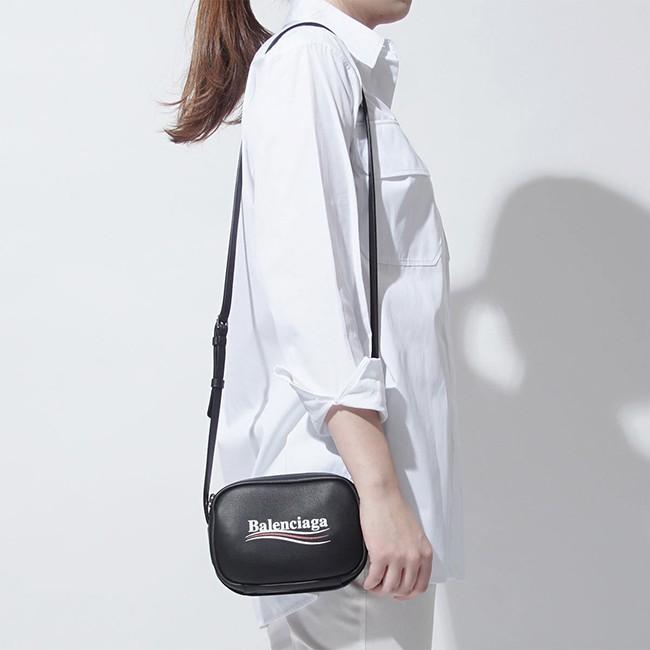 バレンシアガ BALENCIAGA ショルダーバッグ ブラック レディース ギフト プレゼント レザー 本革 ポシェット  EVERYDAY CAMERA XS エブリデイ カメラバッグ 489809 d6w9n 1000​