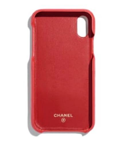 シャネル CHANEL IPhoneX XR XS XS MAX クラシックケース ラムスキン レッド AP0372 B01291 N5599