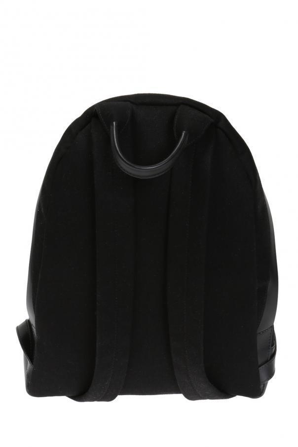 バレンシアガ  BALENCIAGA カーフレザーのトリムが新鮮☆デニムバックパック 409010 9DH1N 1090