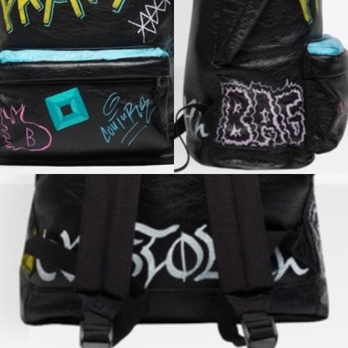 バレンシアガ BALENCIAGA Explorer バックパック ホワイト刺繍ロゴ 5032210FE351080
