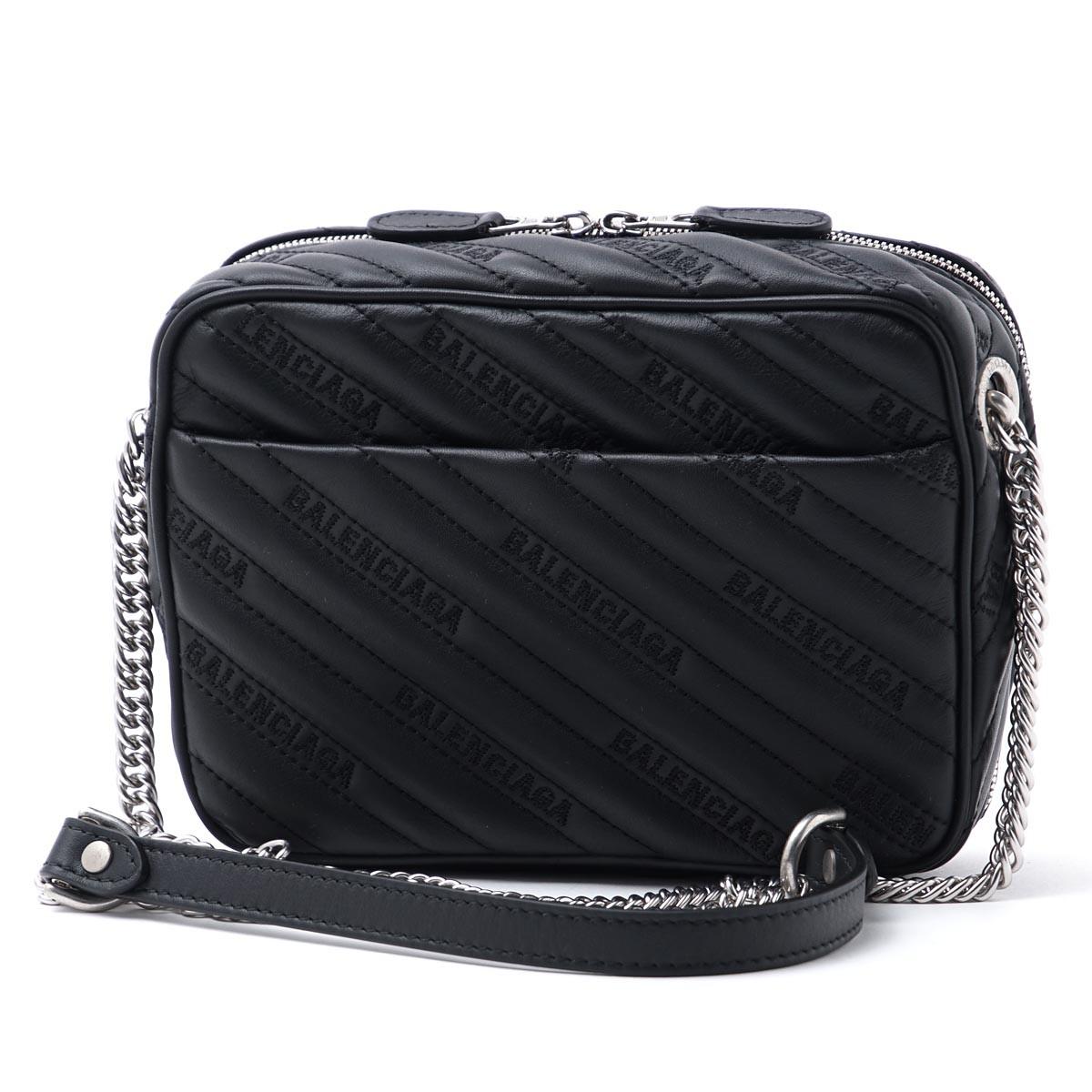 バレンシアガ BALENCIAGA ショルダーバッグ ブラック レディース ギフト プレゼント レザー 本革  BB REPORTER XS 526678 0hian 1000​