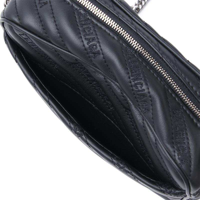 バレンシアガ BALENCIAGA ショルダーバッグ ブラック レディース ギフト プレゼント レザー 本革  BB REPORTER XS 526678 0hian 1000​