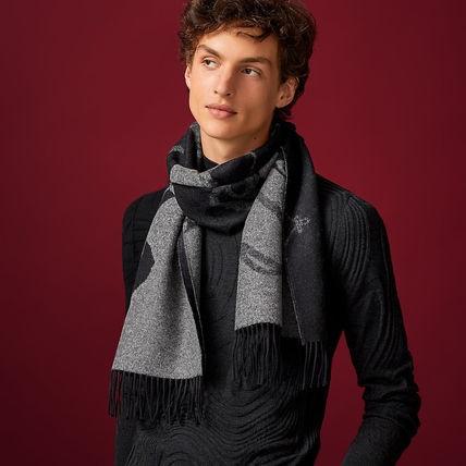 エルメス HERMES マフラー ズアヴとドラゴン リミックス カシミヤ H393555T 02