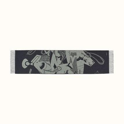 エルメス HERMES マフラー ズアヴとドラゴン リミックス カシミヤ H393555T 03