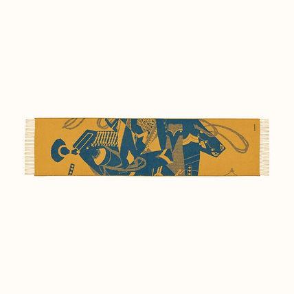 エルメスマフラー HERMES ズアヴとドラゴン リミックス カシミヤ H393555T 06