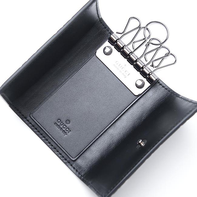 グッチ GUCCI キーケース GUCCISSIMA ブラック ブラック系 237509 cwc1r 1000 メンズ＆レディース