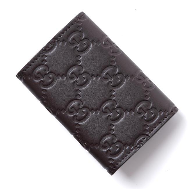 GUCCI キーケース SIGNATURE LEATHER ブラウン ブラウン系 138093 cwc1r 2140 メンズ＆レディース