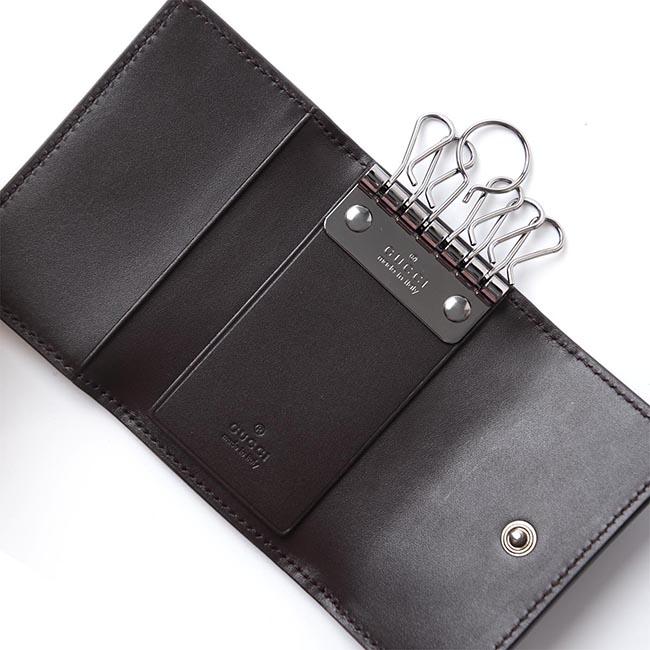 GUCCI キーケース SIGNATURE LEATHER ブラウン ブラウン系 138093 cwc1r 2140 メンズ＆レディース