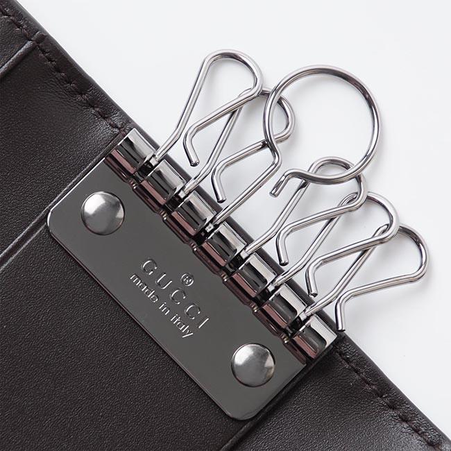 GUCCI キーケース SIGNATURE LEATHER ブラウン ブラウン系 138093 cwc1r 2140 メンズ＆レディース