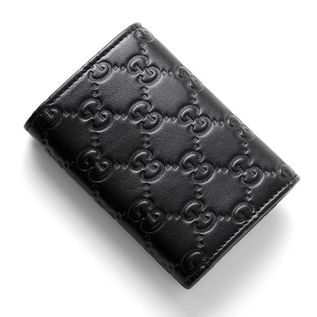 グッチ GUCCI カードケース GUCCISSIMA LEATHER ブラック ブラック系 120965 a0v1r 1000 メンズ＆レディース