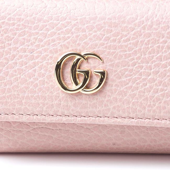 グッチ キーケース PETITE MARMONT LEATHER ライトピンク ピンク系 456118 cao0g 5909 レディース