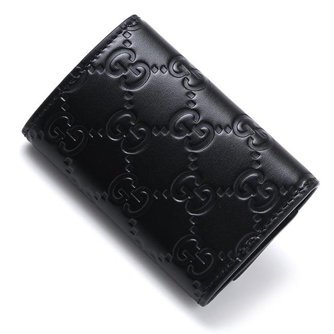 グッチ GUCCI キーケース GUCCISSIMA ブラック ブラック系 388682 cwc1g 1000 レディース