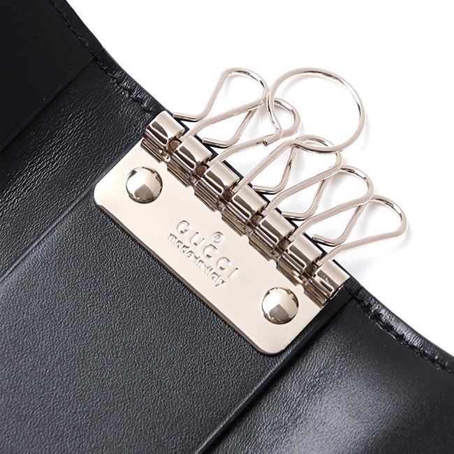 グッチ GUCCI キーケース GUCCISSIMA ブラック ブラック系 388682 cwc1g 1000 レディース