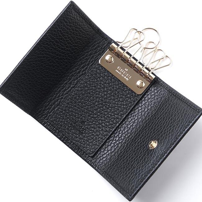グッチ GUCCI キーケース PETITE MARMONT LEATHER ブラック ブラック系 456118 ca00g 1000 レディース