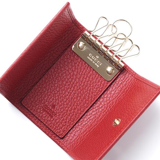 グッチ GUCCI キーケース PETITE MARMONT LEATHER ハイビスカスレッド レッド系 456118 ca00g 6433 レディース