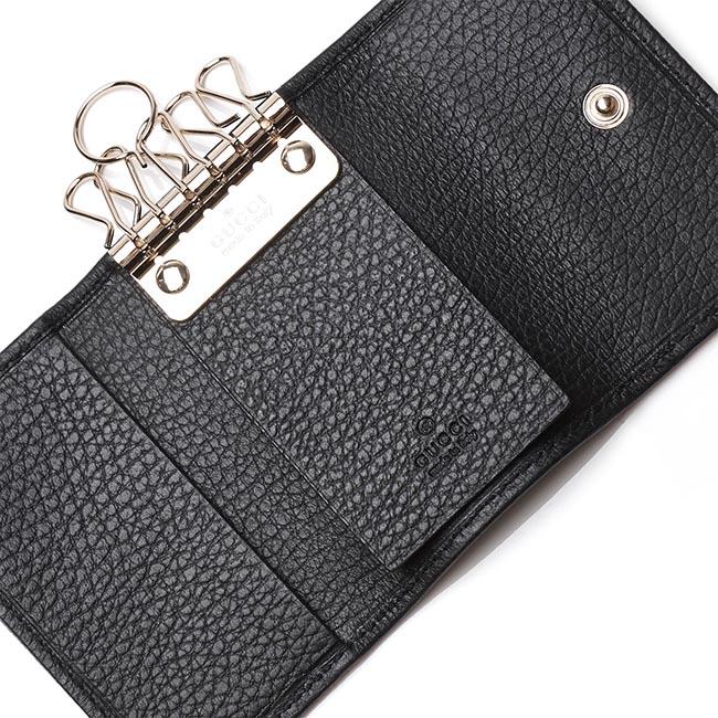グッチGUCCI キーケース SWING スウィング LEATHER ブラック ブラック系 354499 cao0g 1000 メンズ＆レディース