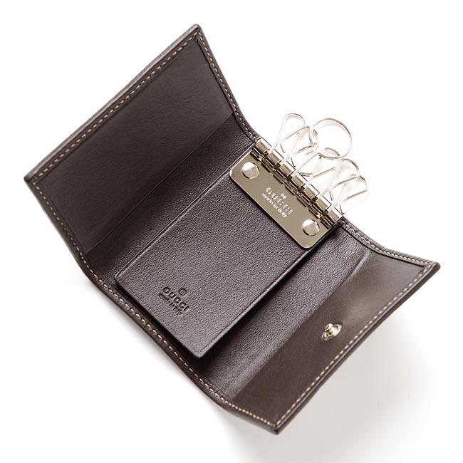 グッチ GUCCI キーケース LOVELY ベージュ×エボニー ブラウン系 257217 fafxg 9643 レディース