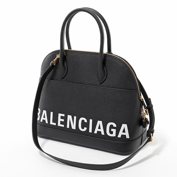 BALENCIAGA バレンシアガ 519036 0OT0M VILLE TOP HANDLE M レザー ハンドバッグ ショルダーバッグ519036 0OT0M 1000​