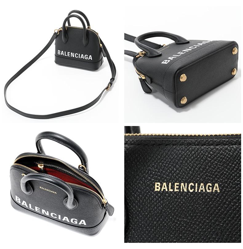 BALENCIAGA バレンシアガ  TOP HANDLE XXS レザー 2way ミニバッグ ショルダーバッグ ポシェット カラー1000 レディース  525050 0OT0M VILLE​