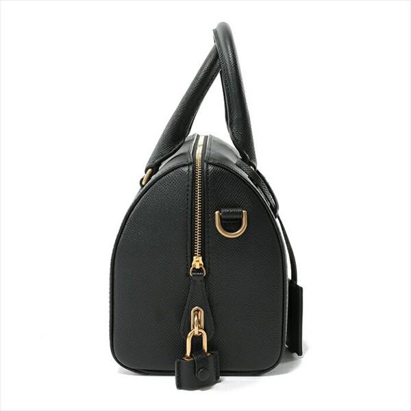 BALENCIAGAバレンシアガ  レザー ボストンバッグ ショルダーバッグ 南京錠付き NOIR/BLANC レディース  518872 0OT0M 1000​