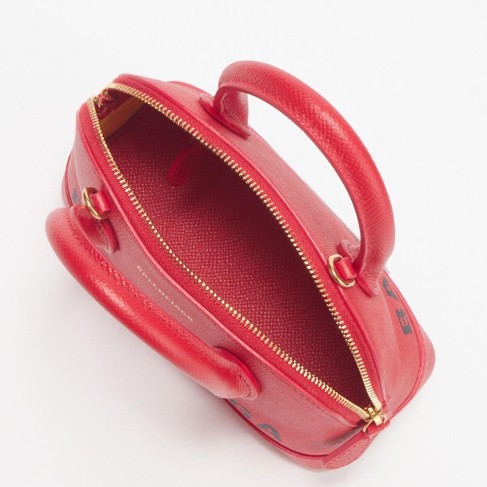 バレンシアガ BALENCIAGA バッグ 2WAYバッグ 【ビルトップハンドル：VILLE TOP HANDLE XXS】  レッド系 525050 0OT0M