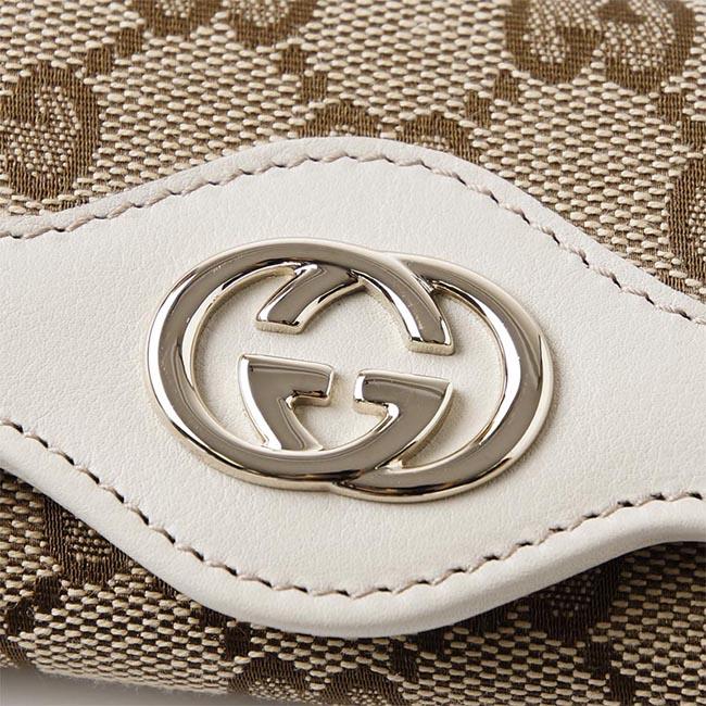 グッチ GUCCI キーケース SUKEY ベージュ×エボニー×ホワイト ホワイト系 282432 fafxg 9761 レディース