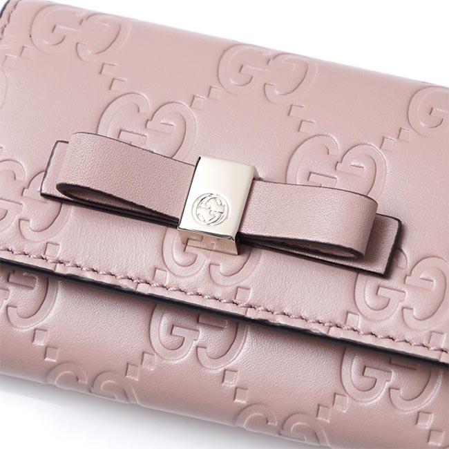  GUCCI キーケース GUCCISSIMA ライトピンク ピンク系 388682 cwc1g 6812 レディース