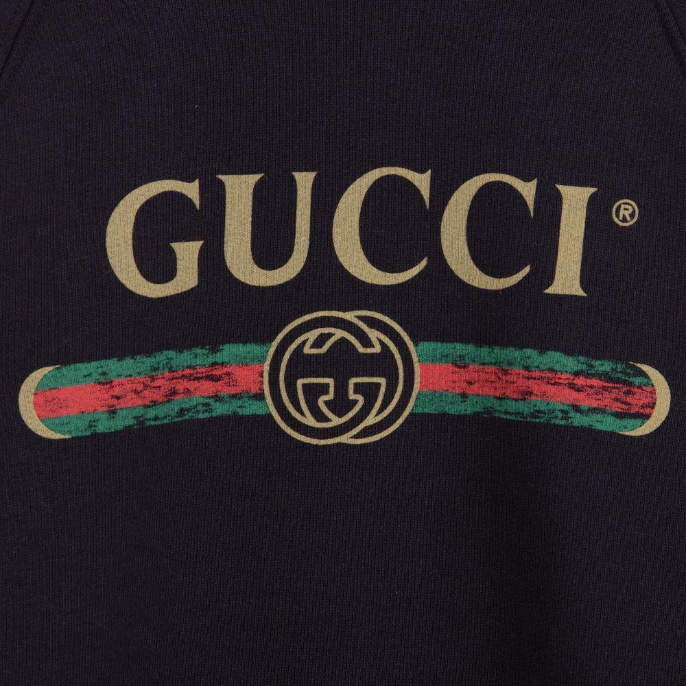 グッチ GUCCI ヴィンテージロゴ入フード付スウェット  ‎475374 XJAPA 2547