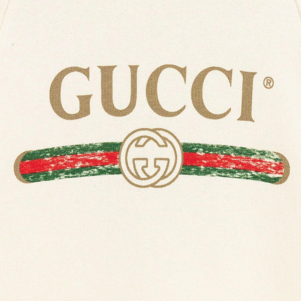 グッチ GUCCI ヴィンテージロゴ入フード付スウェット  ‎475374 XJAPA 3685