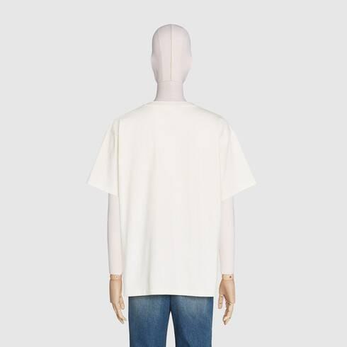 GUCCI 「オリジナルグッチ」プリントオーバーサイズTシャツ 616036 XJCOQ 9095