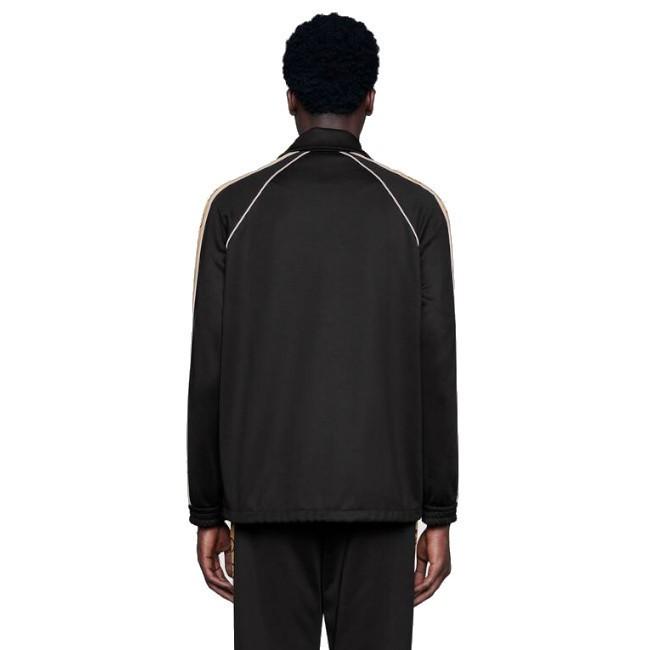 グッチ GUCCI テクニカルジャージー ジャケット ブラック 598861 XJBZ8 1082