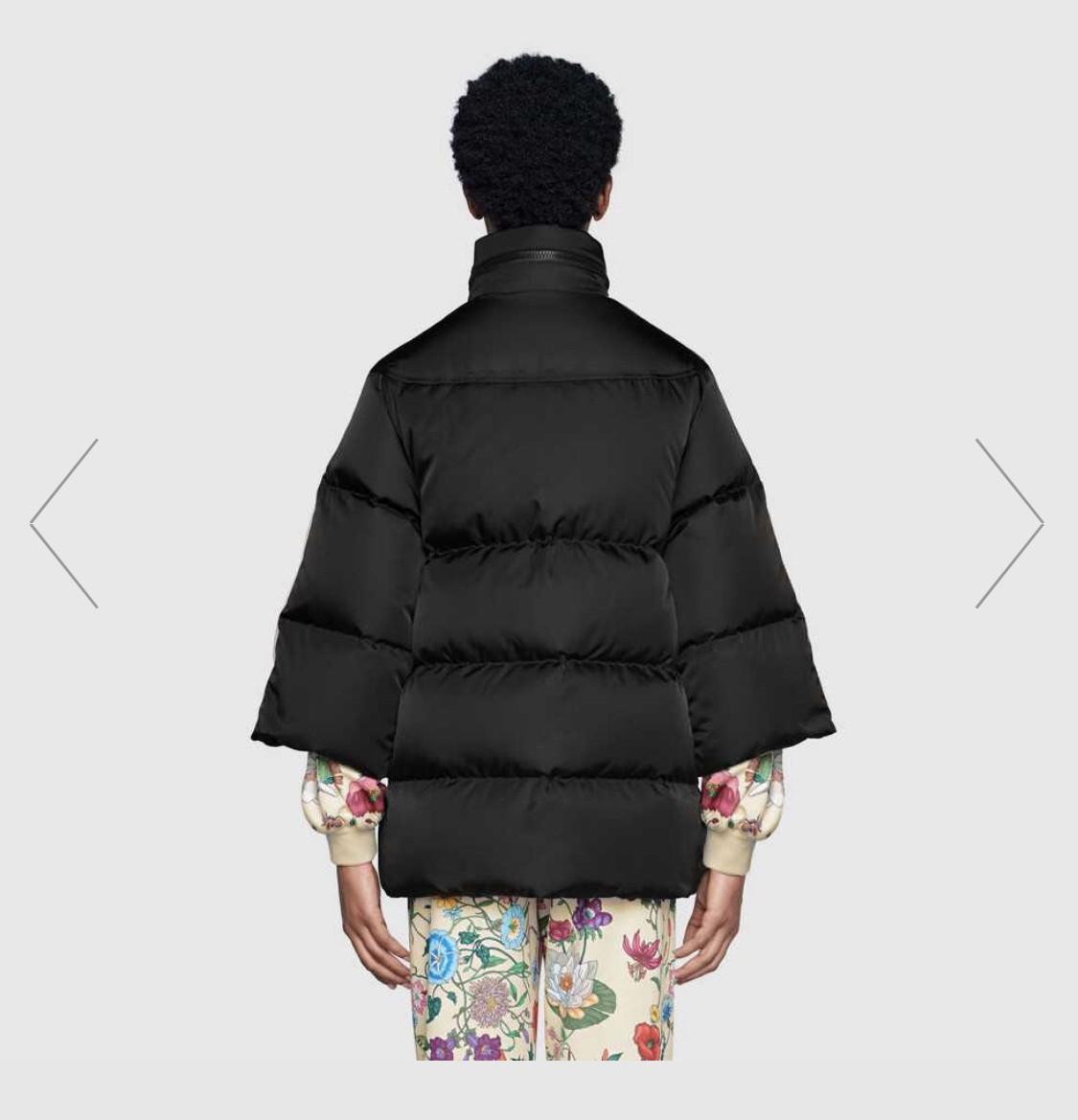 グッチ ベルト付きナイロンフーデッドジャケット　GUCCI 550060 Z8AAJ 1152