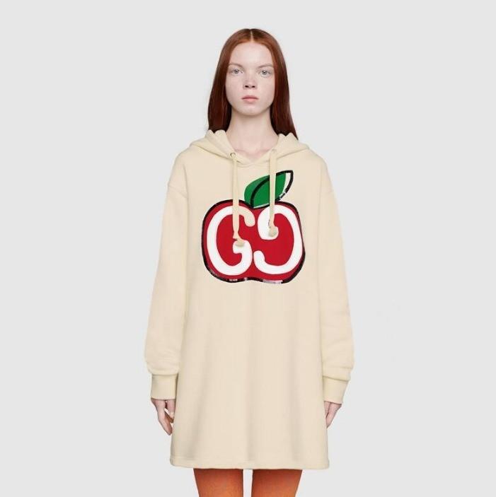 グッチ GGアップル プリント フーデッド ワンピース 610127 XJCCK 9230
